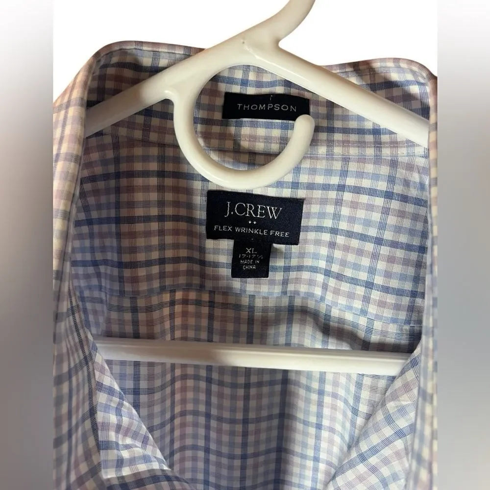J.CREW THOMPSON FLEX WRINKLE FREE BUTTON UP MENS‎ SIZE XL